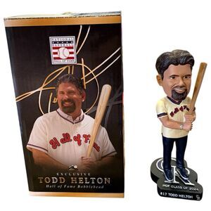 Todd Helton Hall of Fame Bobblehead Exclusive 2024 Rockies Limited Edition NIB